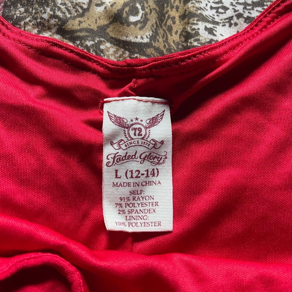Red dress